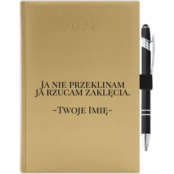 Kalendář Knižní kalendář 2026 A5 zlatý