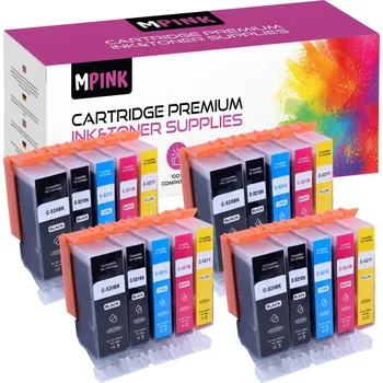 20 x INKOUSTY PRO CANON PIXMA PGI-520 CLI-521 MP550 MP620 iP4600 3600