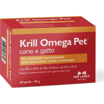 Krill Omega Pet Pes a Kočka 60 kapslí NBF Lanes.
