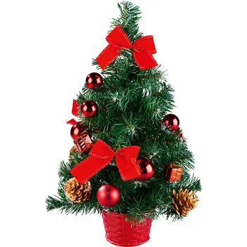 Vánoční stromek LIVARNO home Umělý mini vánoční stromek, 40 cm (červená)