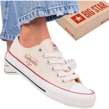 Dámské tenisky Dámské tenisky boty BIG STAR klasické béžové nízké NN274236 velikost 41