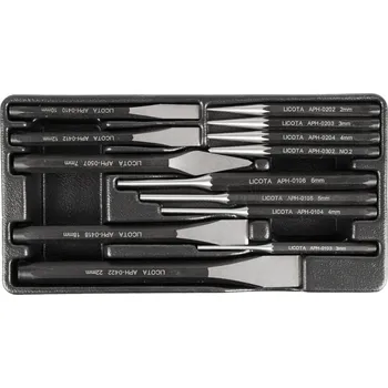 Vrták Sada nářadí - sekáče a průbojníky, 13 ks - LIACK274006