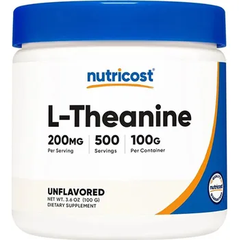 Aminokyselina Nutricost L-Theanine Powder (100 g)
