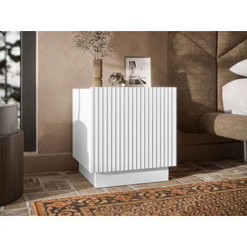 Konferenční stolek Set 2 ks nočních stolků Ceroza 1D, Barva: bílá MIRJAN 5903211454479