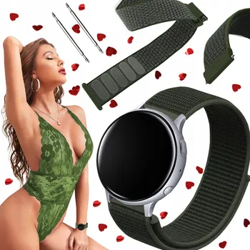 Chytré hodinky Řemínek pro Garett Kids Essa 4G chytré hodinky khaki řemínek 18 mm s teleskopy