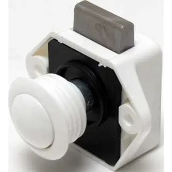 ZÁMEK SKŘÍŇKY S TLAČÍTKEM PUSH-LOCK BÍLÝ