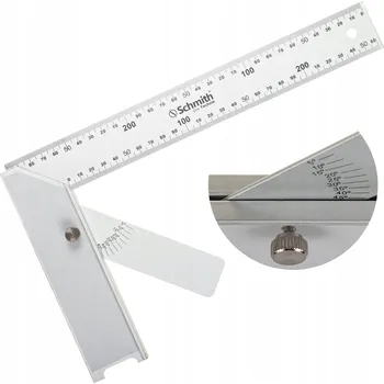 Úhloměr Univerzální úhelník Schmith SKAL-250B 250