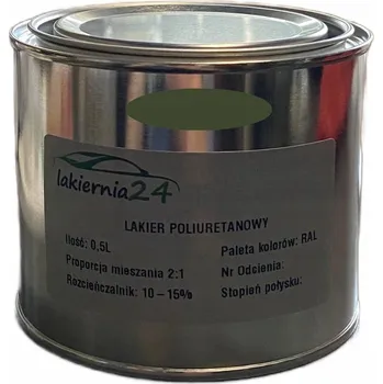 barva na kov Barva Průmyslová polyuretanová barva, polyuretanový lak matný 0,5l 2:1 RAL 6003