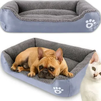 Pelíšek pro psa PRO KOČKY PELÍŠEK 40x40 S VODĚODOLNÝ KOTEC POHODLNÝ POLŠTÁŘ