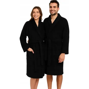 Dámský župan Hotelový župan černý prestige 100% bavlna vel. S