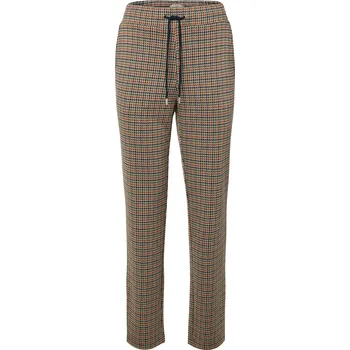 Dámské kalhoty 713815 - Tchibo - Kalhoty joggpant s žakárovým vzorem kohoutí stopy - pro ženy - vel. M 40/42 - barva: modrá/žakár