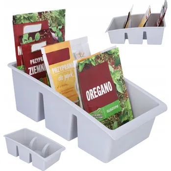 Dóza na potraviny Pojemnik na przyprawy organizer nádoba na bylinky a sáčky s kořením