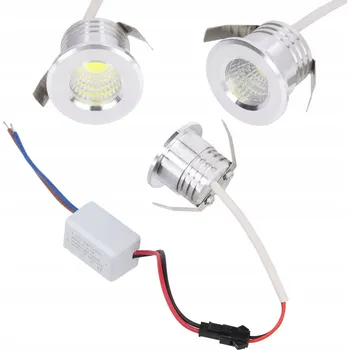 Bodové svítidlo BODOVÉ SVÍTIDLO REFLEKTOR MINI MODUL KULATÉ STROPNÍ SVÍTIDLO LED 3W AC85-265V BÍLÁ STUDENÁ