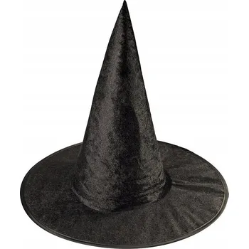 Karnevalový kostým HALLOWEEN KOSTÝM PŘEVLEK KLOBOUK ČARODĚJNICE SATÉN kouzelník čaroděj