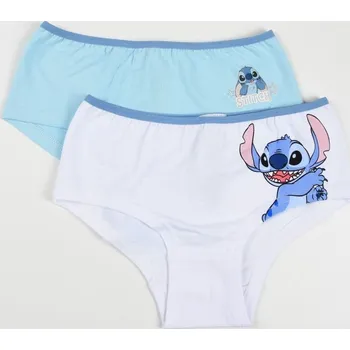 Sada dvou dívčích kalhotek Disney Stitch - světle modrá/bílá Velikost: 126
