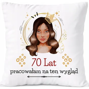 Polštář Dárek Polštář Birthday20 s potiskem White PoliDraw