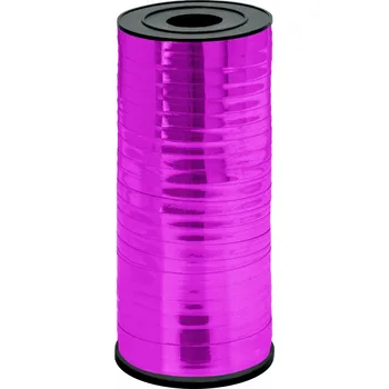 Stuha Metalická stuha fuchsiová 92 m