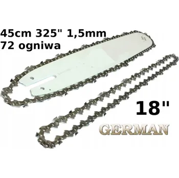 Pilová lišta Vodicí lišta 45 cm 18'' + 2x PILOVÝ ŘETĚZ pro motorovou pilu Husqvarna
