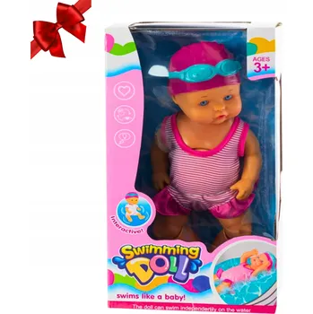 Panenka Panenka plovoucí do vody Miminko do koupele Plaváček 33 cm