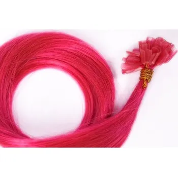 Příčesek Barevné prameny s keratinem-10 ks-RŮŽOVÉ EMPORIO BEAUTY