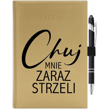 Kalendář Knižní kalendář 2026 A5 zlatý