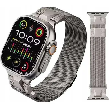 Řemínek na hodinky Řemínek Bestphone pro Apple, šedý