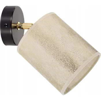 Nástěnné svítidlo SPOT Svítidlo Nástěnné 1xE27 Max.25W Černé a Zlaté Stínidlo