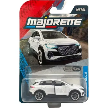 auto na autodráhu MAJORETTE SHOWROOM AUDI Q4 E-TRON BÍLÁ 1:62 NOVÝ MODEL KOVOVÝ