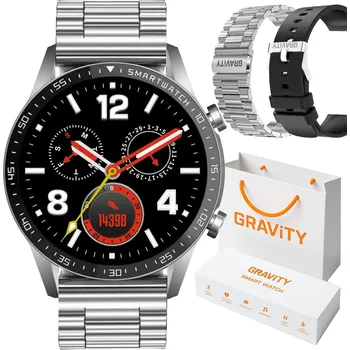Hodinky Chytré Hodinky Gravity GT10-5 stříbrné