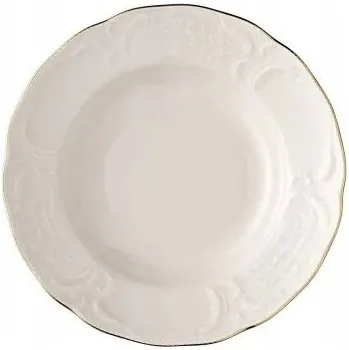 Talíř Hluboký talíř na polévku Rosenthal Sanssouci Elfenbein Gold 23 cm