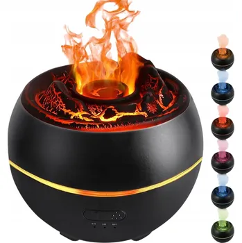 Zvlhčovač vzduchu ZVHLČOVAČ VZDUCHU DIFUZÉR VŮNĚ AROMATERAPIA BEZ ESENCIÁLNÍCH OLEJŮ