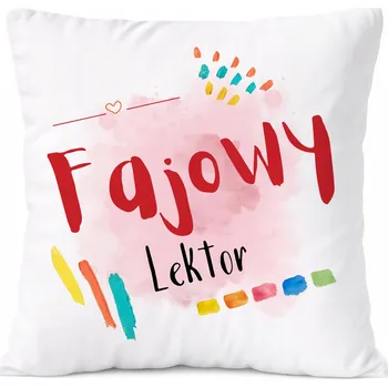 Polštář Dárek Polštář pro starostu s potiskem , bílý PoliDraw