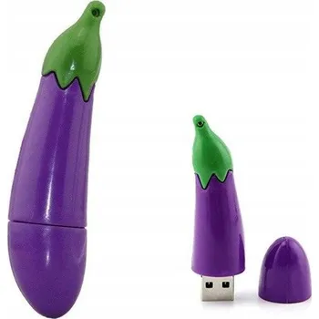 USB flash disk USB flash disk DIAWAY BAKŁAŻAN OWOC WARZYWO 32 GB USB 2.0, vícebarevný