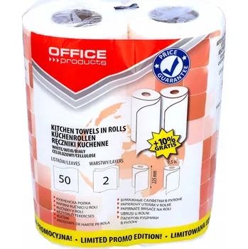 Utěrka Kuchyňské papírové utěrky Office Products 2vrstvé 2 role