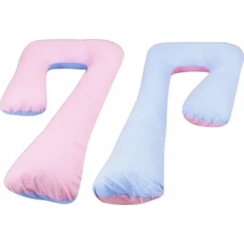 Polštář Velký těhotenský polštář pro ženy, multifunkční, pohodlný, kostkovaný vzor