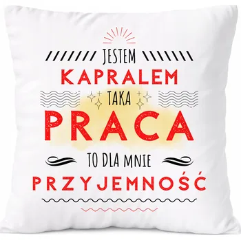 Polštář Polštář pro dozorce služby jako Dárek s potiskem bílý PoliDraw