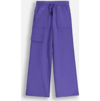 Chlapecké kalhoty Dětské bavlněné kalhoty Coccodrillo ZC5120102RGJ fialová 45X, vel. 146