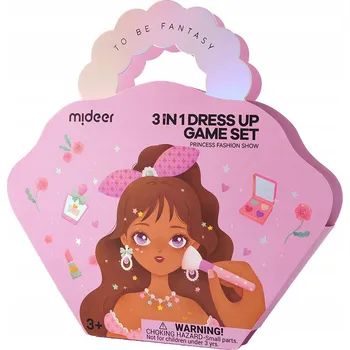 Odstranitelné tetování Sada 3v1 Mideer Oblékání – Módní Přehlídka Princezen