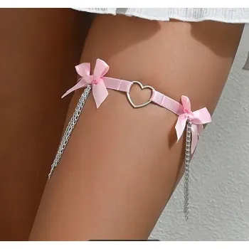 Obraz Ms. Pwder svatební podvazek 40 cm růžový