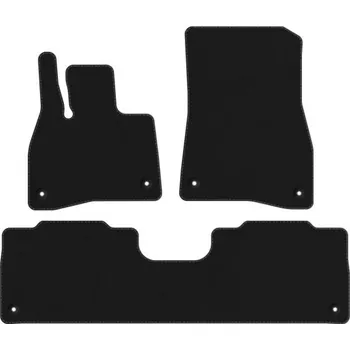 autokoberec Koberce Edecor velurové 3 ks