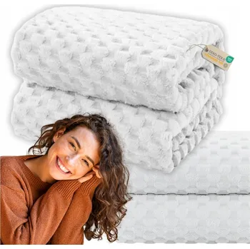 Prostěradlo Deka MORE&DECO polyester 200 cm x 220 cm bílá