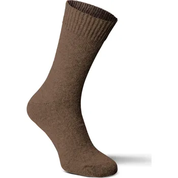 Dámské ponožky Fellhof Ponožky z alpaky - tenké Tmavě hnědé Velikost: 43-46