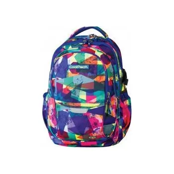 Školní batoh vícekomorový CoolPack bílý, modrý, vícebarevný, 29 l