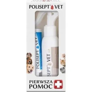 Lékárnička Lékárnička první pomoci Polisept Vet Jm Sante S.C. gel 6 ml + sprej 100 ml