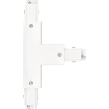 rozdělovač topení Spojka 'T' VNĚJŠÍ BÍLÁ pro Spojování Osvětlovacích Lišt T-rozdělovač