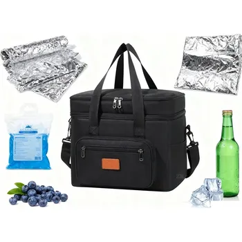 Outdoorové zavazadlo TERMO TAŠKA 23L VYSOKÁ KVALITA VODĚODOLNÁ CHLADICÍ TAŠKA PRO KEMPINK A NA PLÁŽ