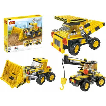 ostatní stavebnice Stavebnice Cogo Stavební vozidla 3v1 220 dílků