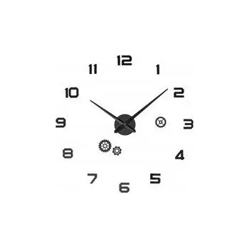 Hodiny AURIOL Nástěnné hodiny k aranžování 90-120cm černé ARABSKÉ ČÍSLICE (14/G-106)