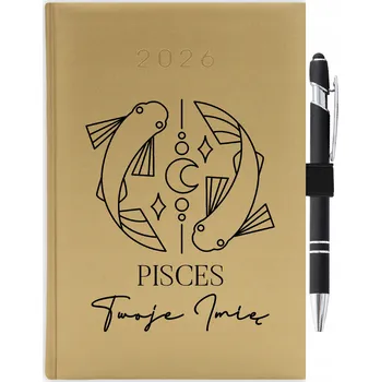 Kalendář Knižní kalendář 2026 A5 zlatý