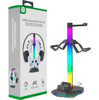 Herní konzole Stojánek Xbox series S/X pro ovladače a sluchátka RGB